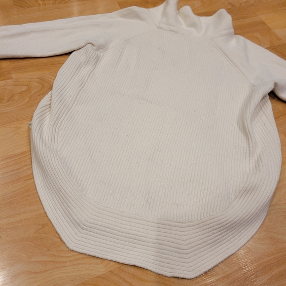 Athleta Ravine Ivory Ribbed Tunic Sweater Size Small - Picture 7 of 7